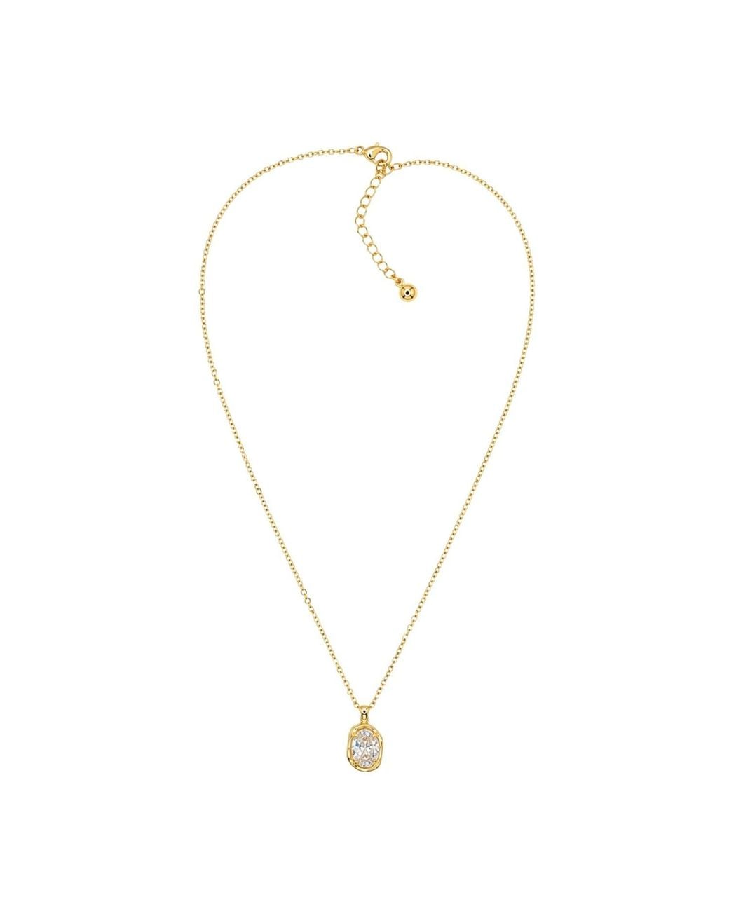 Uchi and Soto Metallic Enso Stone Necklace