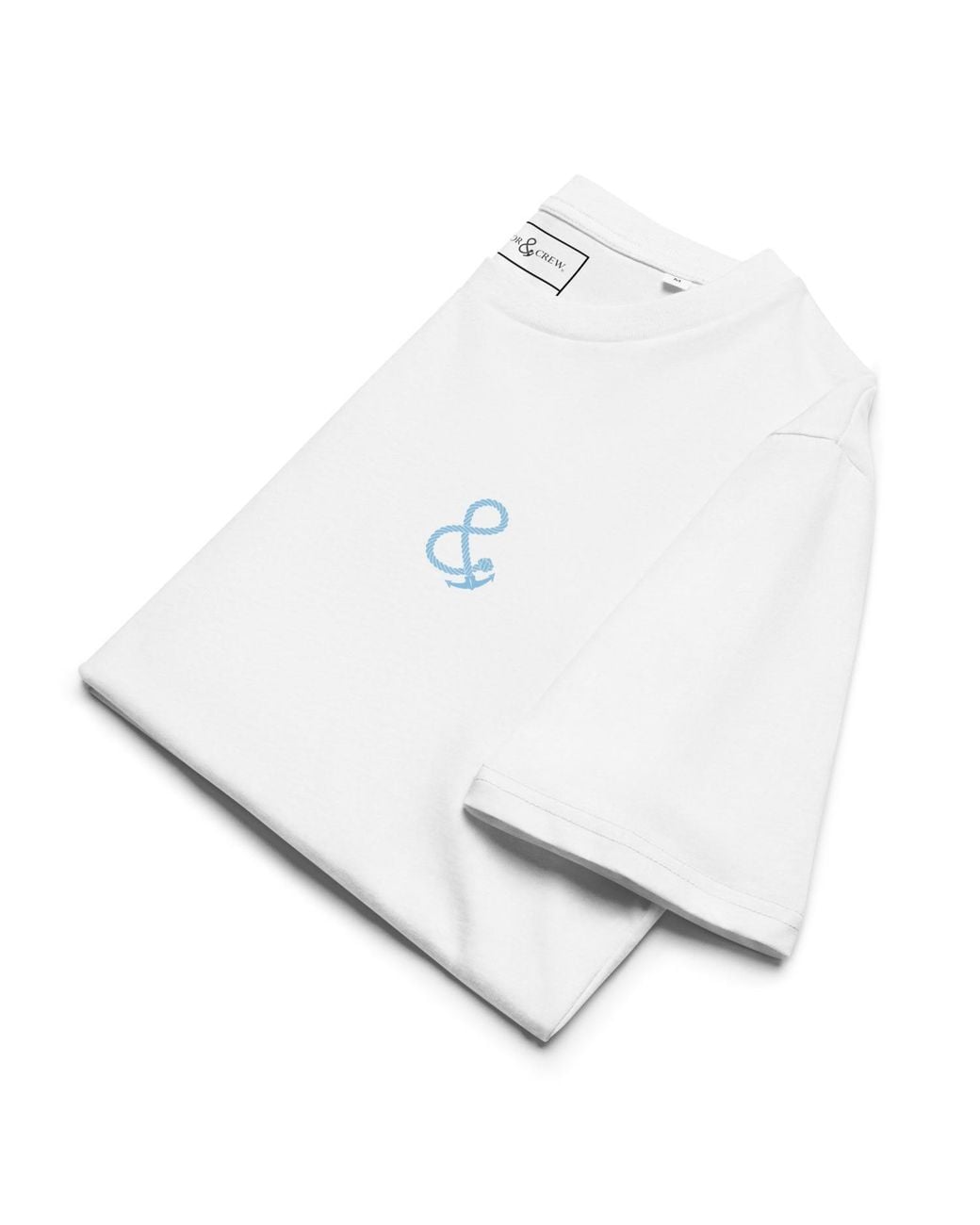 Anchor and Crew White Just Explore. Seeker Organic Cotton T-Shirt