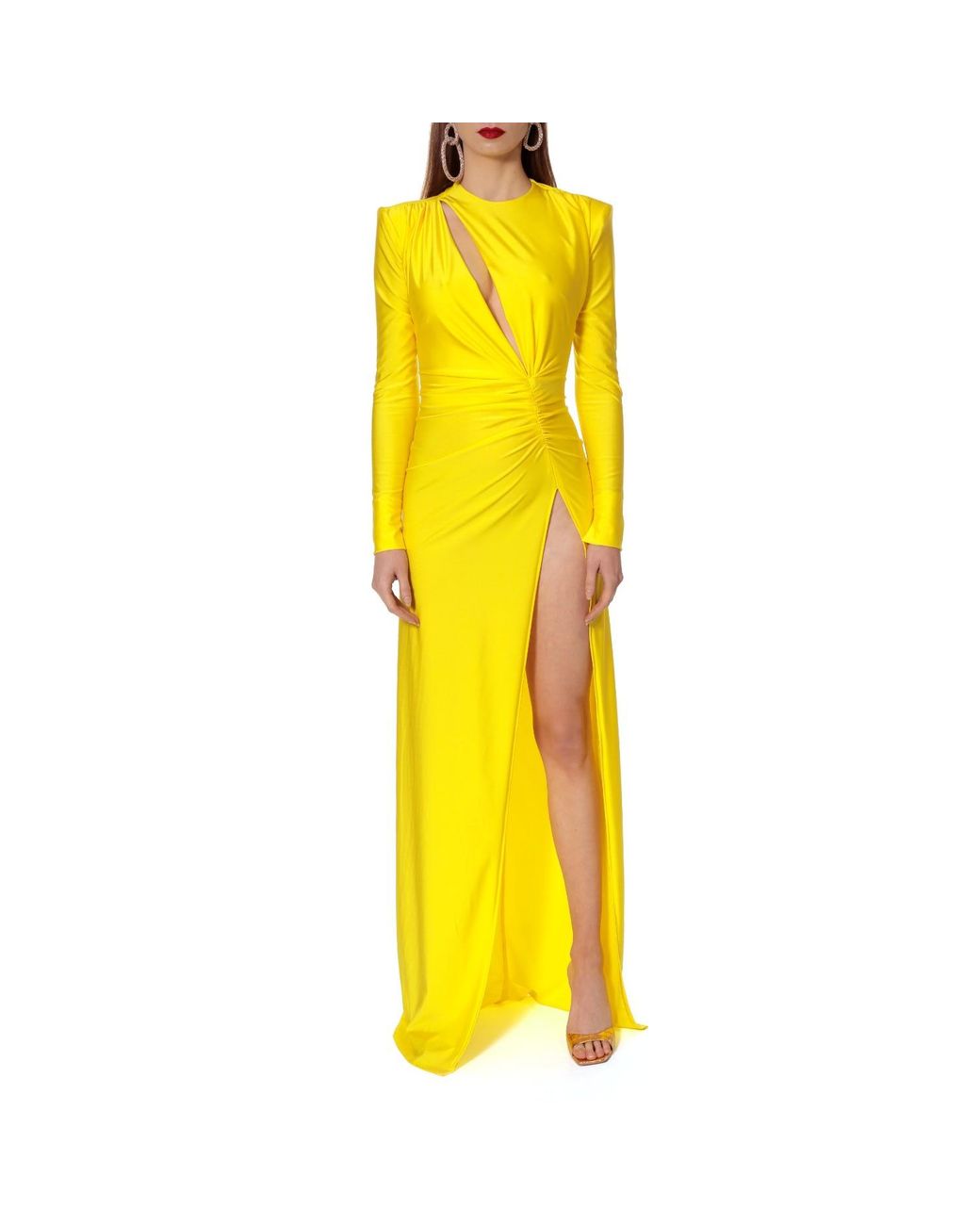 AGGI by HALEWSKI Yellow Adriana Super Dress