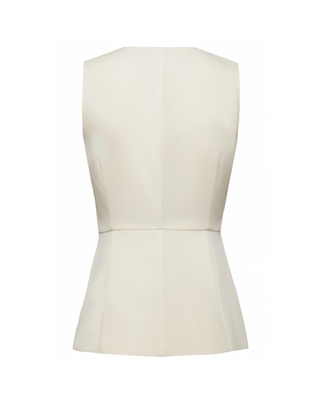 ALINA CERNĂTESCU White Neutrals Ruya Ivory Vest And Mini Pants Matching Set