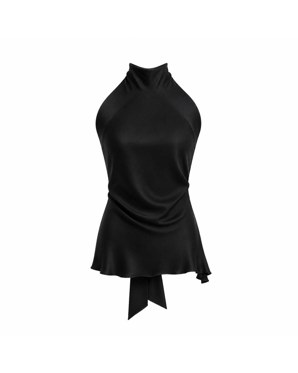 The Ethos Studio Blue Alica Top, Silky