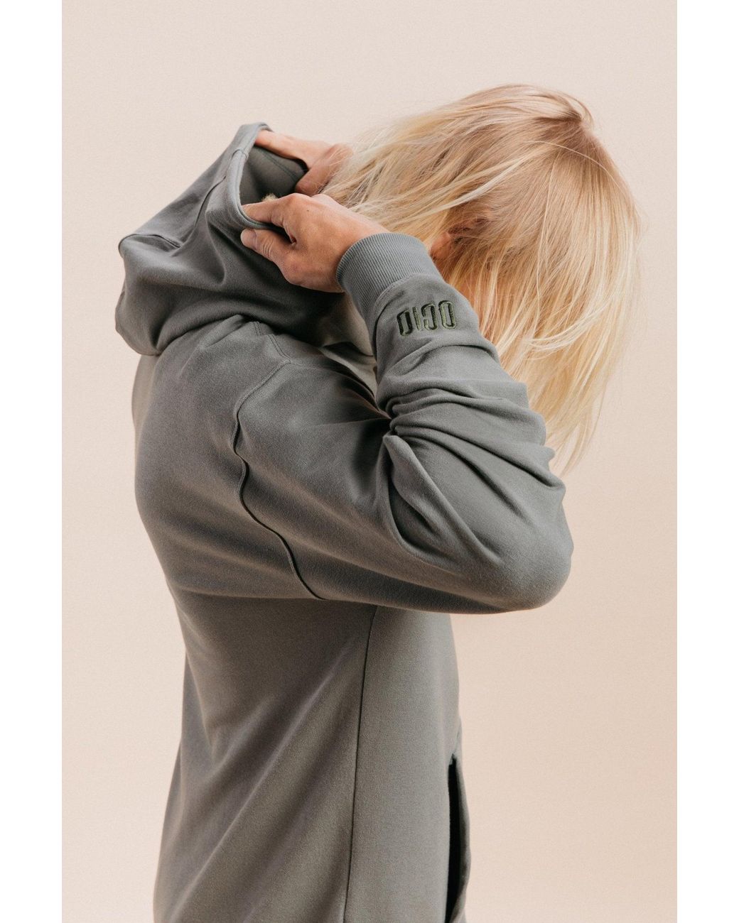 Ocio Leisurewear Gray Classic Softcore Hoodie for men