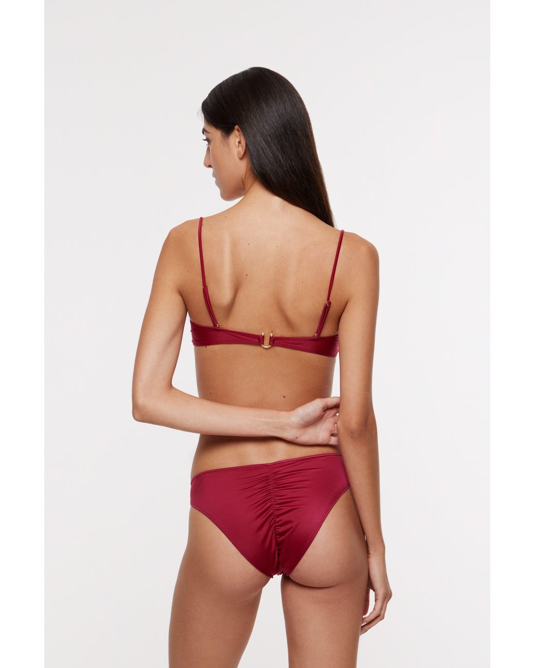 Bianca Resortwear Red Lena Swim Bottom