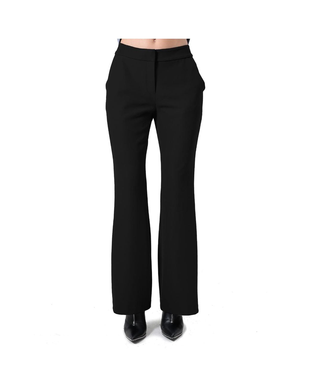 Smart and Joy Black Flare Long Pants