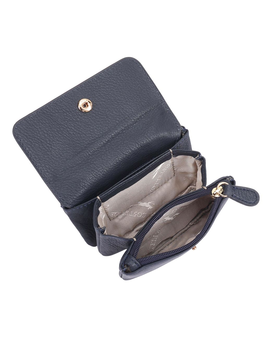 Paul Costelloe Blue Isla Leather Purse