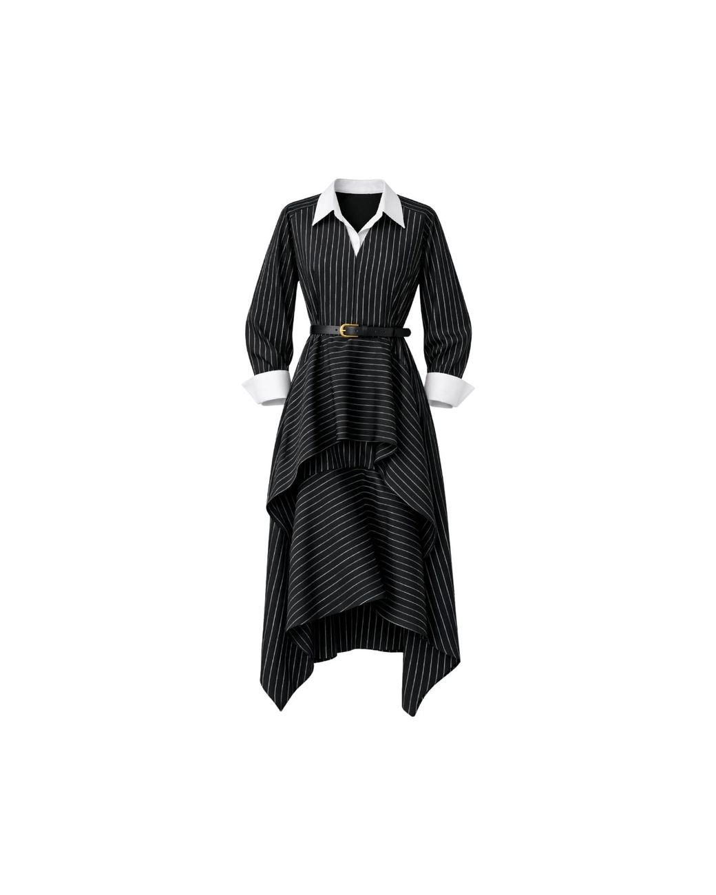 Lumina Eligma Black Aurelia Sculpt Dress