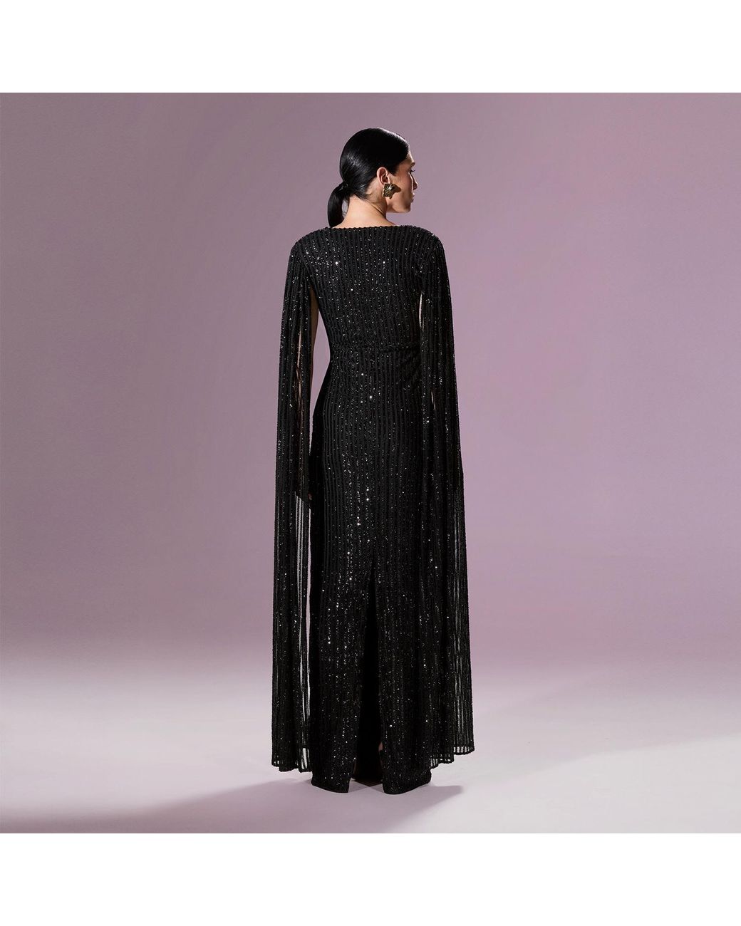 Nur Karaata Black Giovanna Gown