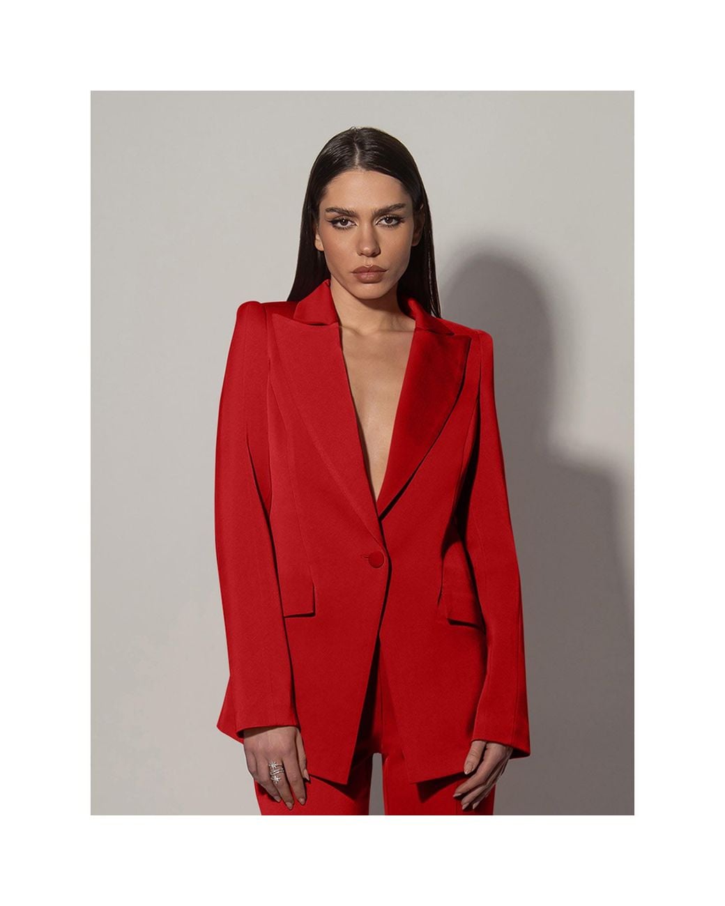 Tia Dorraine Illusion Classic Tailored Blazer