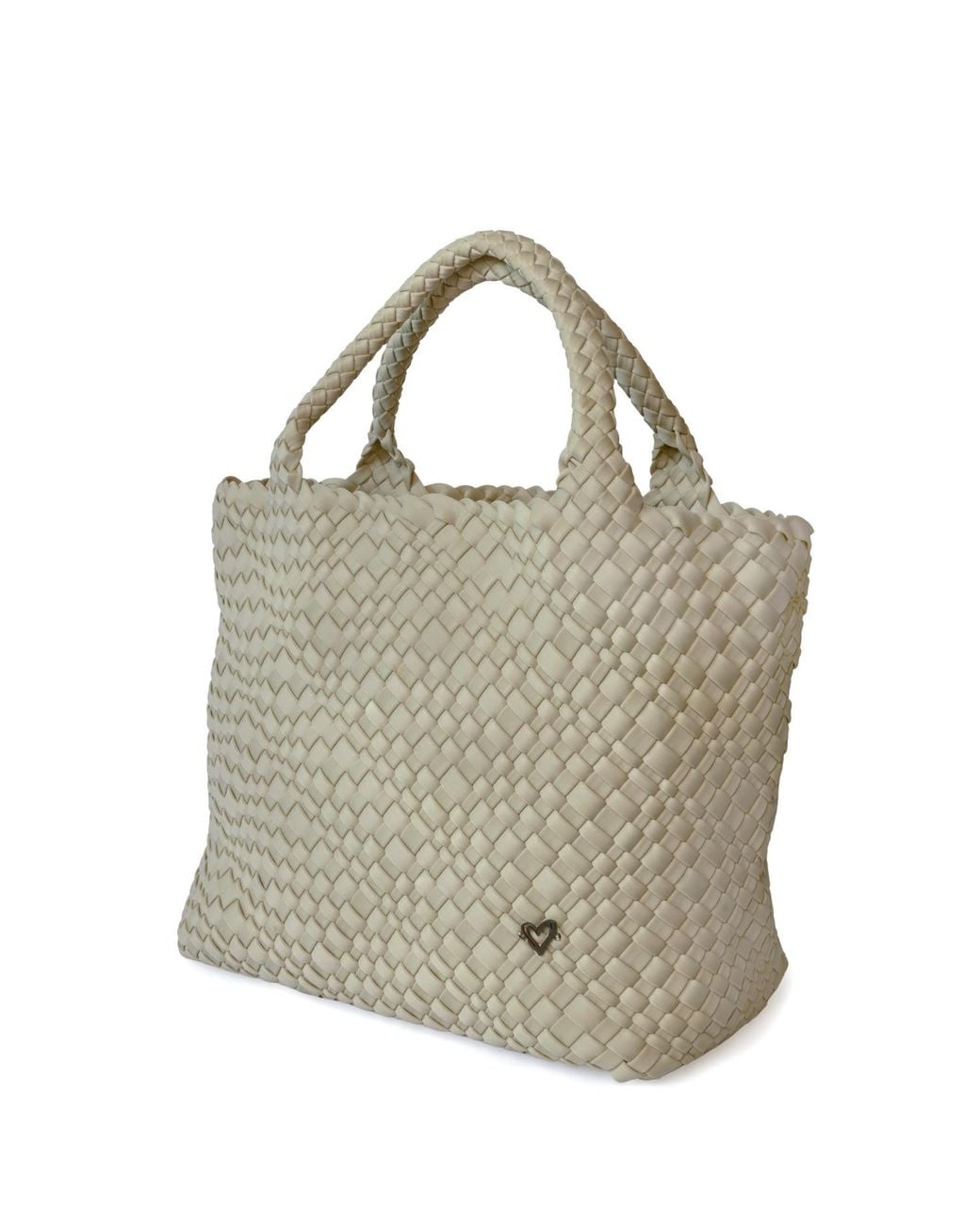 Prenelove Metallic Neutrals London Large Woven Totes