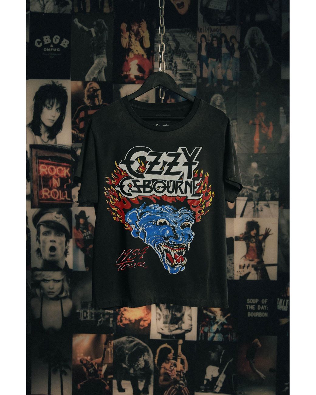 Other Uk Black Ozzy Osbourne Rules Vintage T-Shirt for men