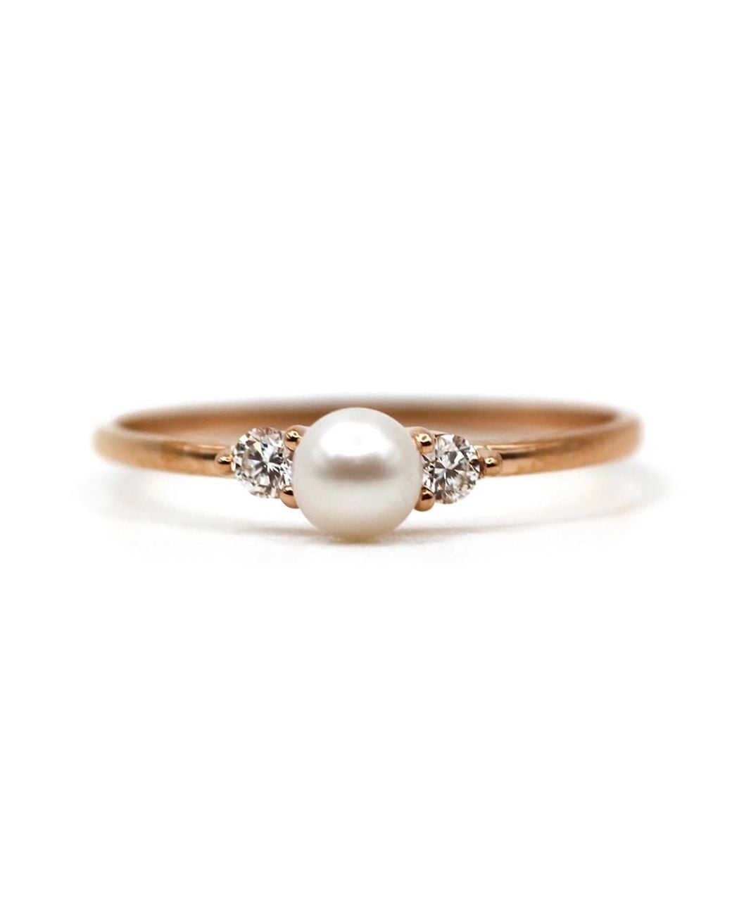 VicStoneNYC Fine Jewelry Natural Pearl And Diamond Ring