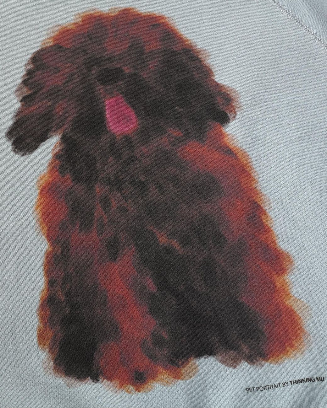 Thinking Mu White Pet Bonnie Sweatshirt