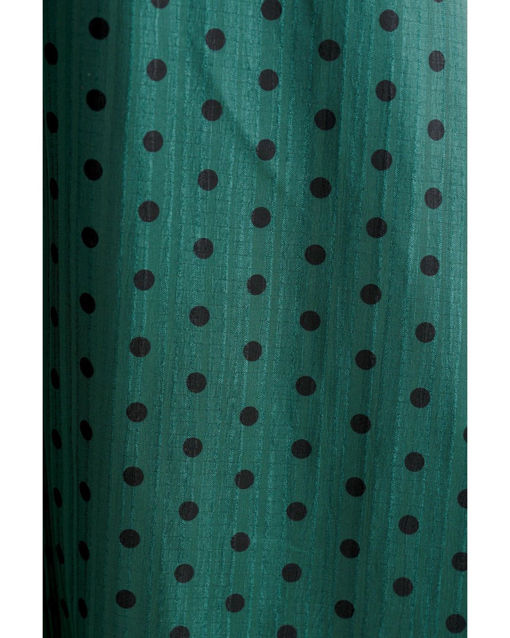 Louche Green Dixie Spot Print Balloon Midi Skirt