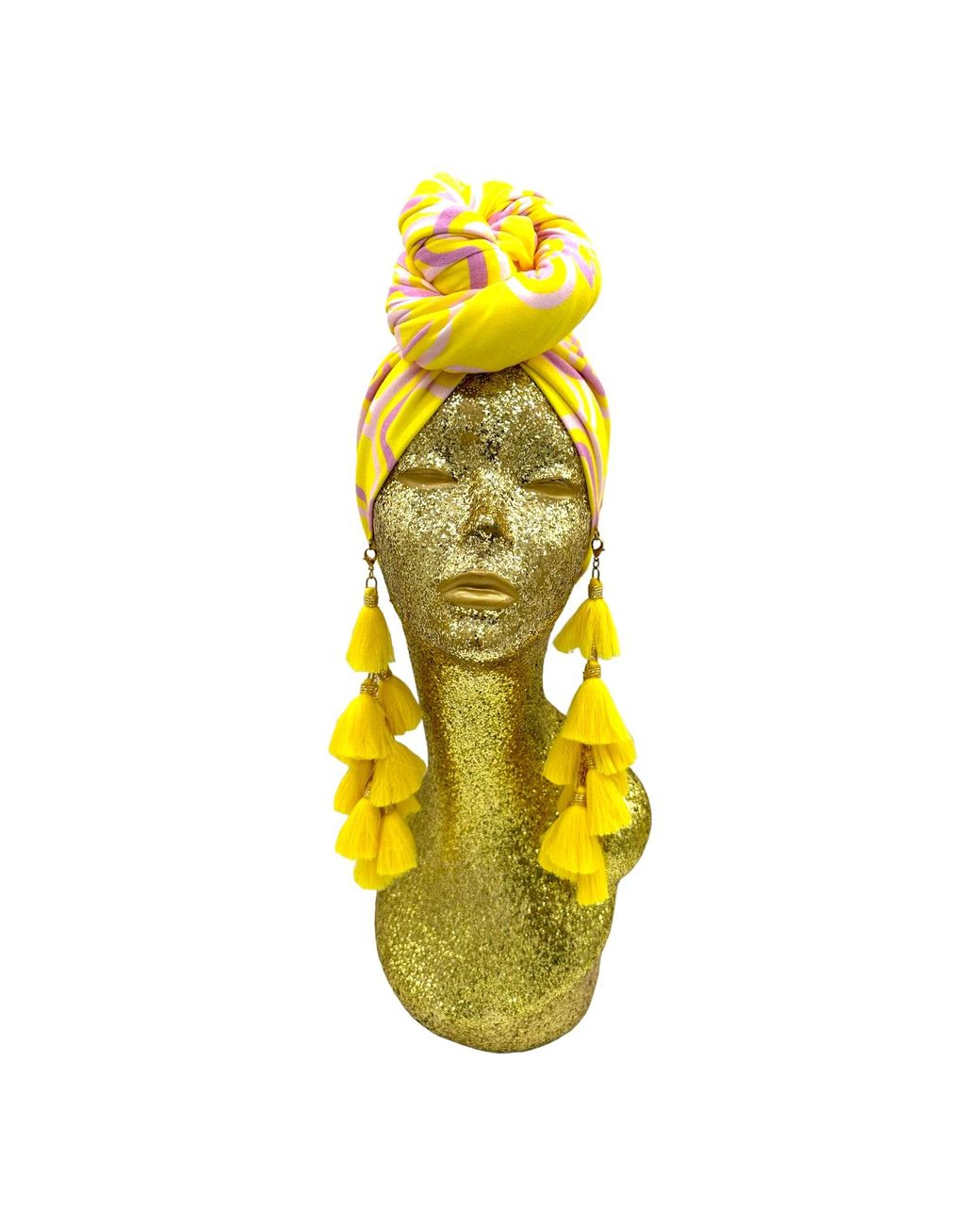 Julia Clancey Yellow Lydie Limon Sunshine Chacha Turban