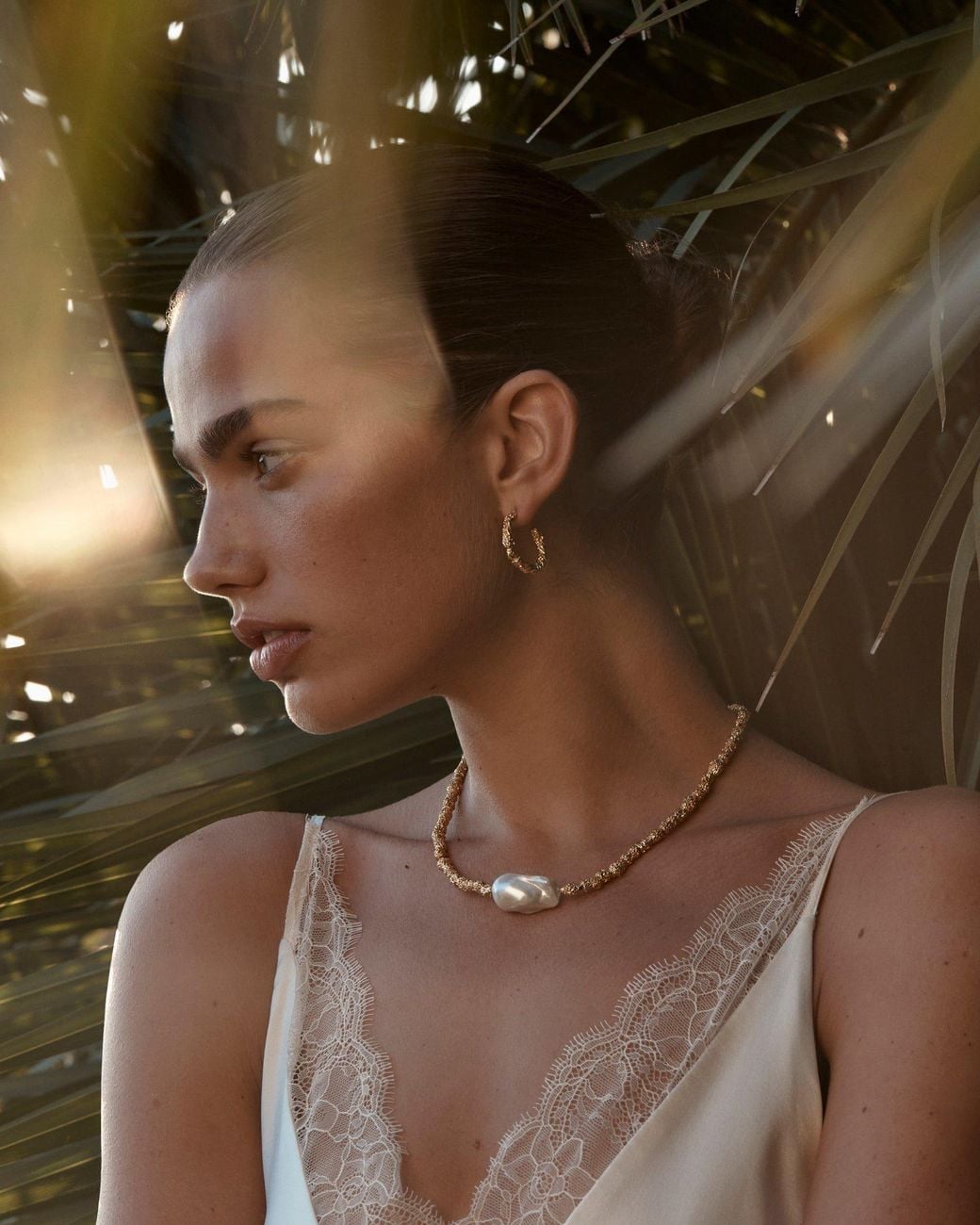 Amber Sceats Metallic Grande Tulip Necklace