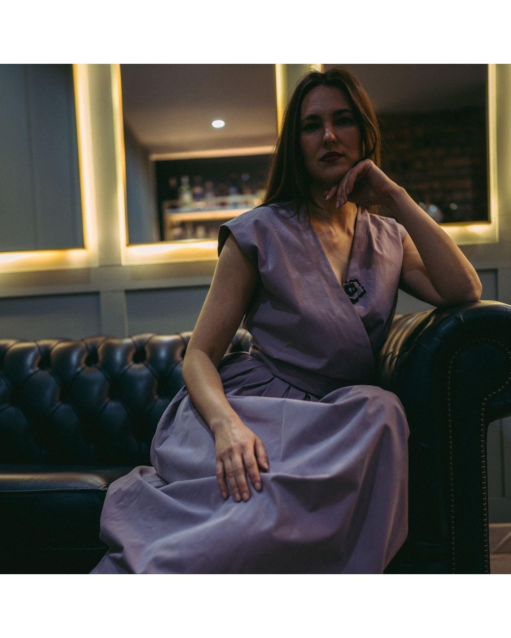 BEIRA Purple Mari Lilac Tailored Top & Waistcoat