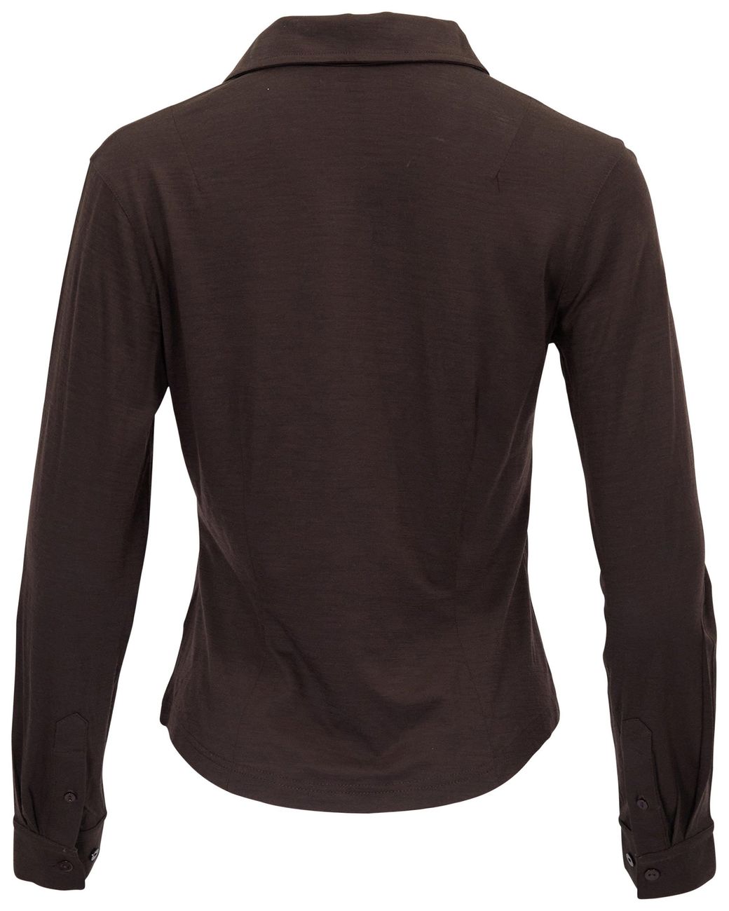 Lords of Harlech Scarlet Brownie Merino Jersey Long-Sleeve Shirt