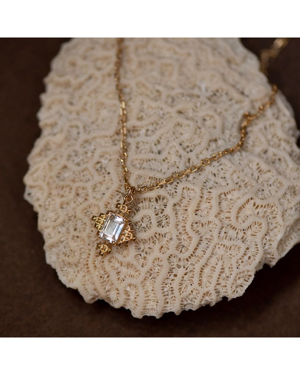 Zoe & Morgan Metallic Reya Necklace