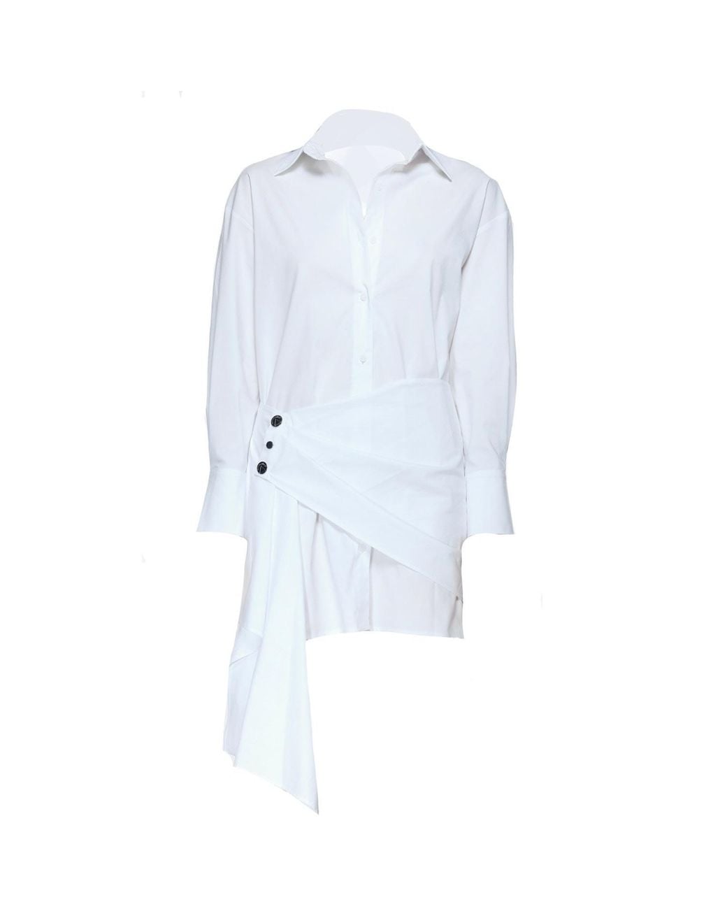 Mirimalist Blue Eddy Shirt Dress