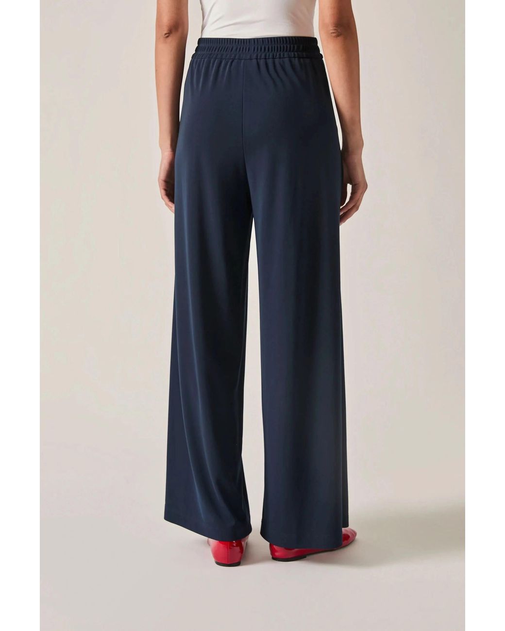 James Lakeland Blue Palazzo Pants