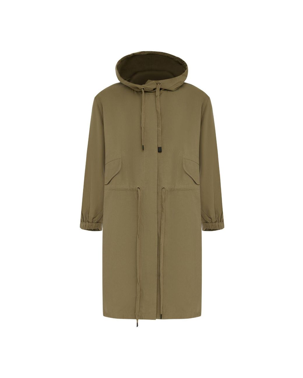 Theanimals Green Neutrals Logo Light Coat for men
