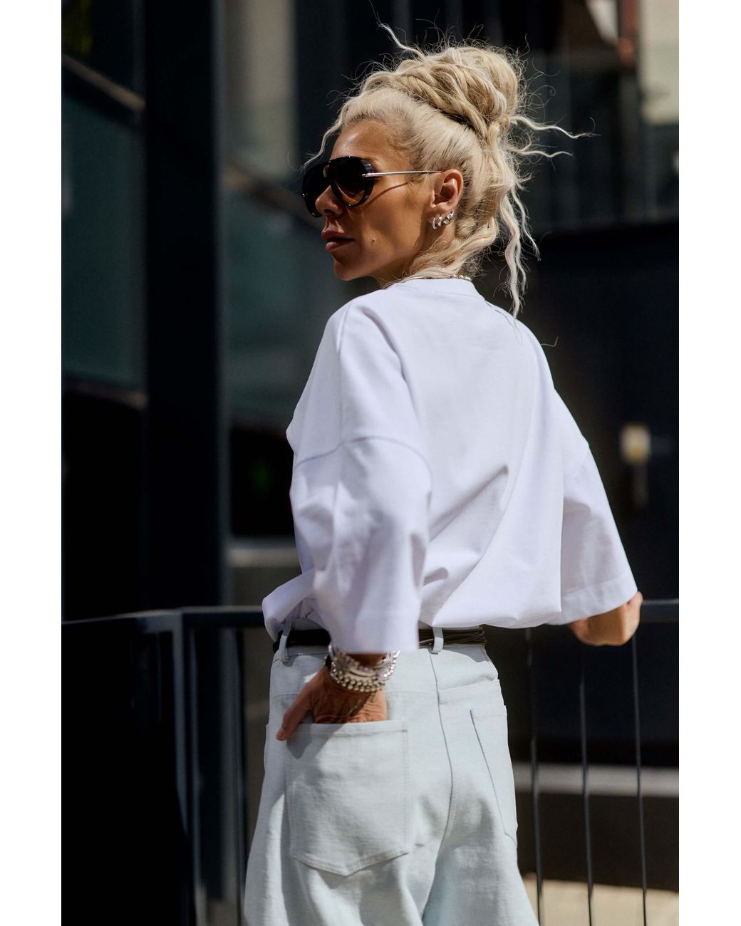 Clothes by Locker Room Gray Wide-Leg Denim Pants