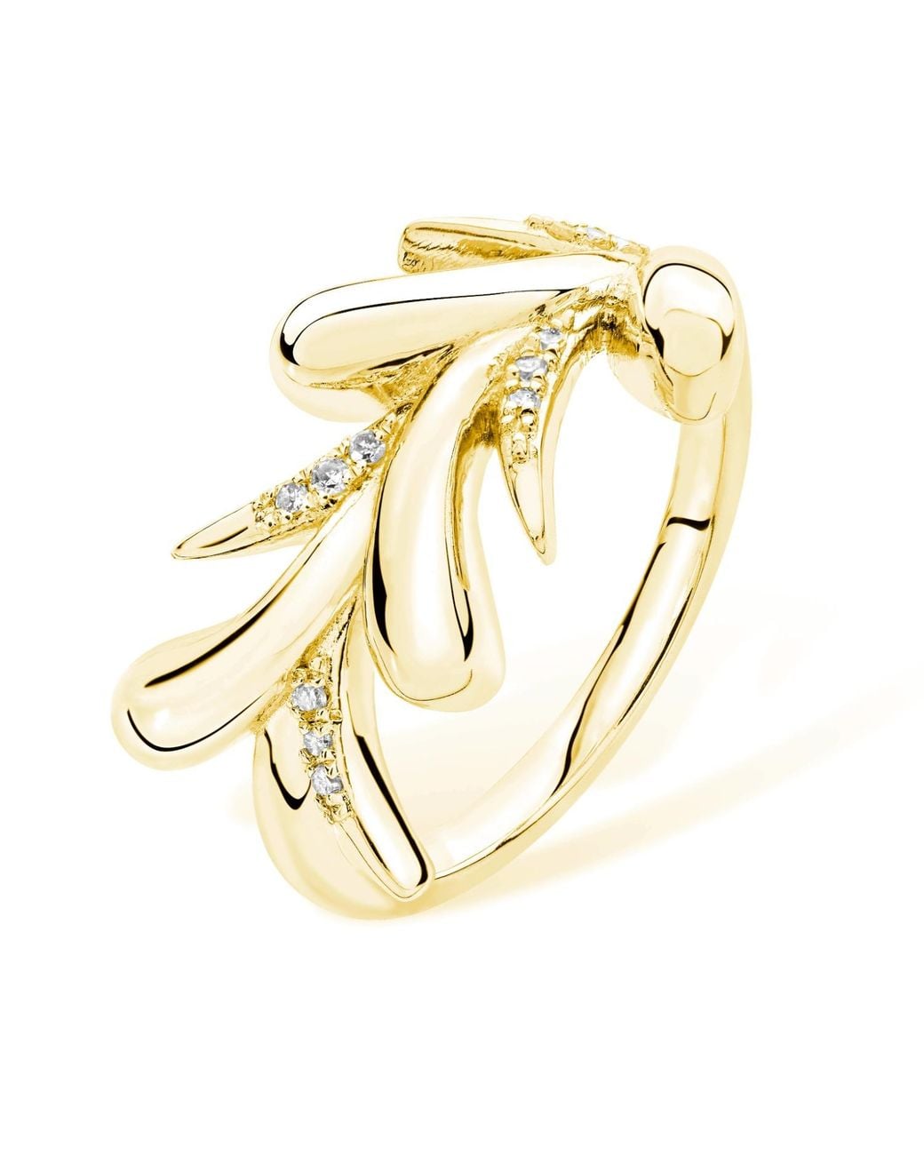 Lucy Quartermaine Metallic Sycamore Ring