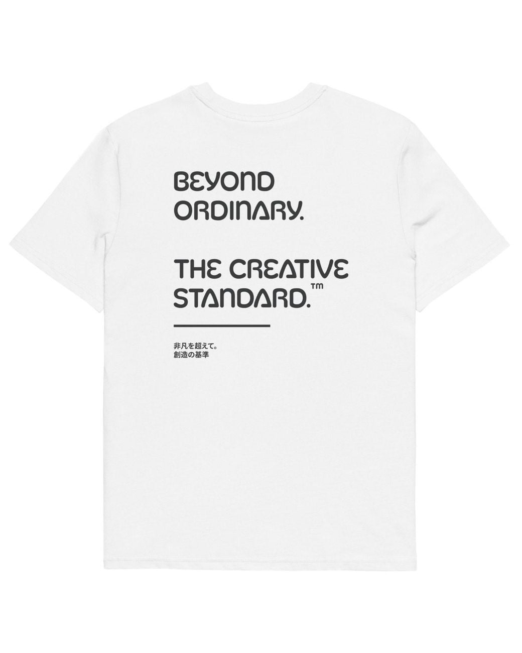 Anchor and Crew White Beyond Ordinary Creative Standard Organic Cotton T-Shirt for men