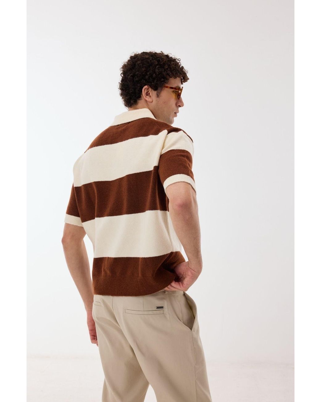 Ashita Fernandes Brown Amin T Shirt for men