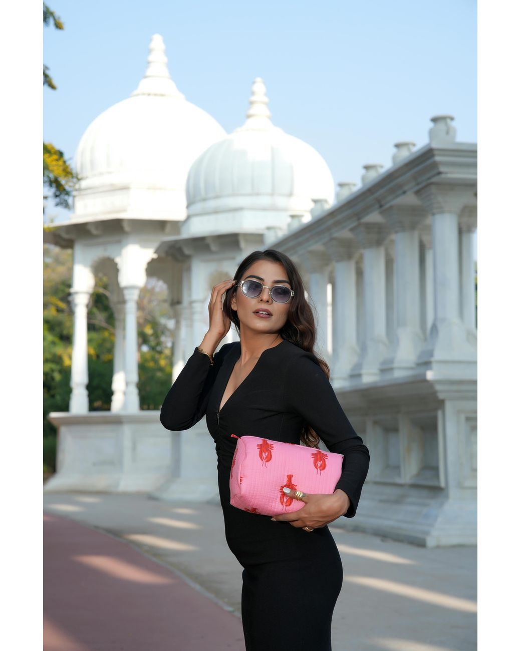 Conscious Yoga Collective Pink The Lobster Three Piece Travel Set