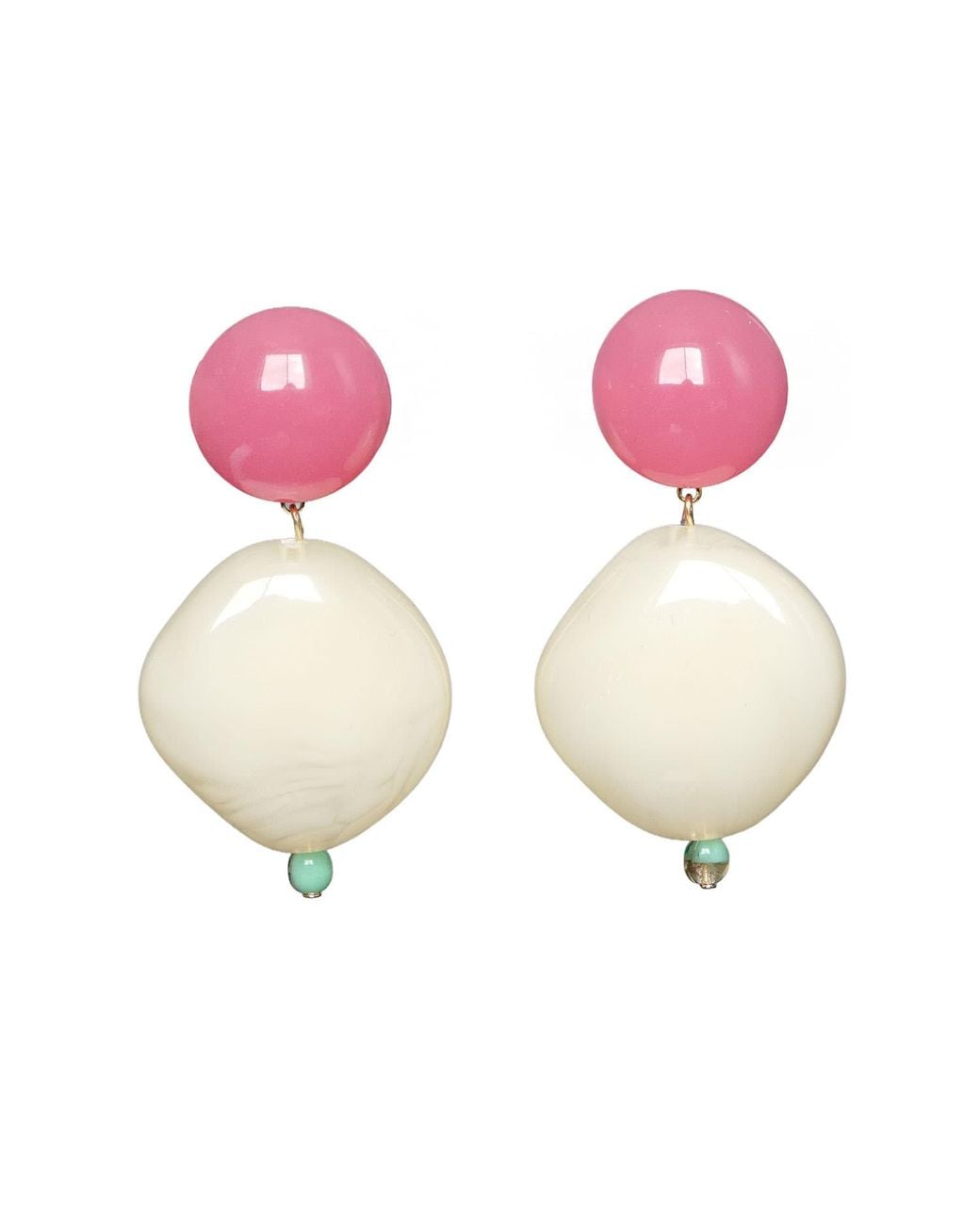 Malolo Jewelry Pink Geisha Earrings
