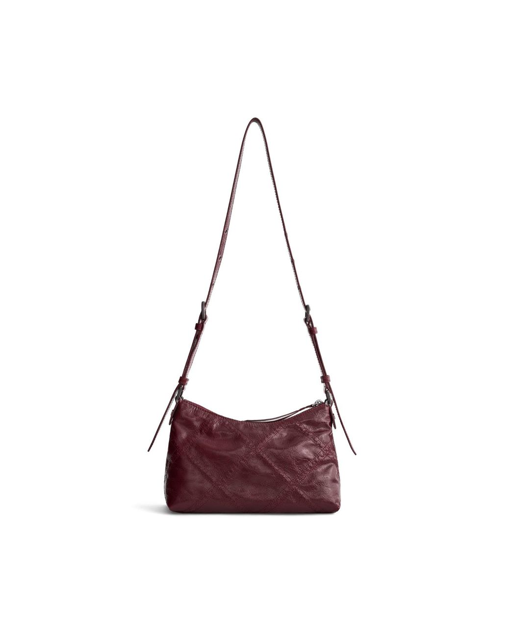 Orange Cube Purple Metropolitan Shoulder Bag