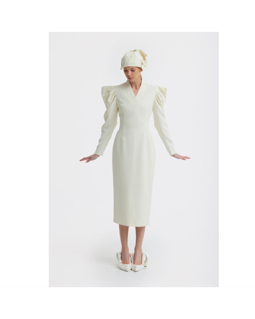 Julia Allert White Neutrals Headpiece – Evening Mini Hat Style