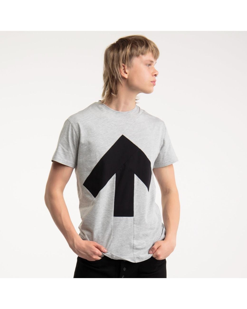 Reet Aus Gray T-Shirt For Arrow for men