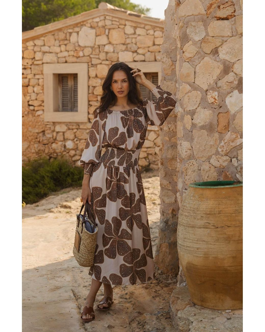 Traffic People Neutrals Full Bloom Cream And Floral Maxi Dress in Natural | Lyst Traffic People Neutrals Full Bloom Cream And Floral Maxi Dress in Natural | Lyst