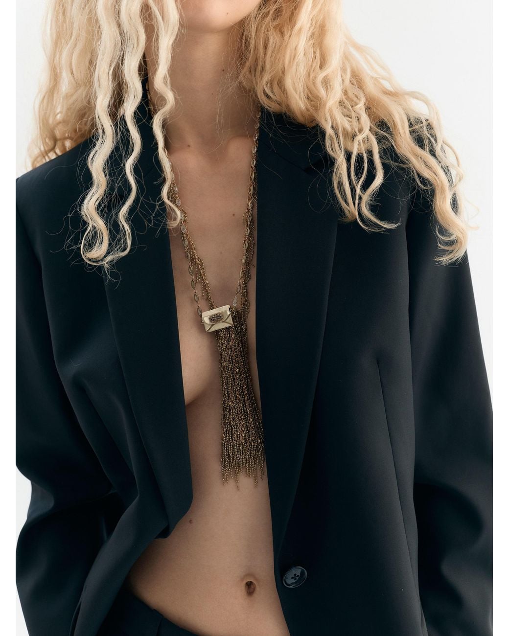 Sita Nevado White Bolsito Necklace