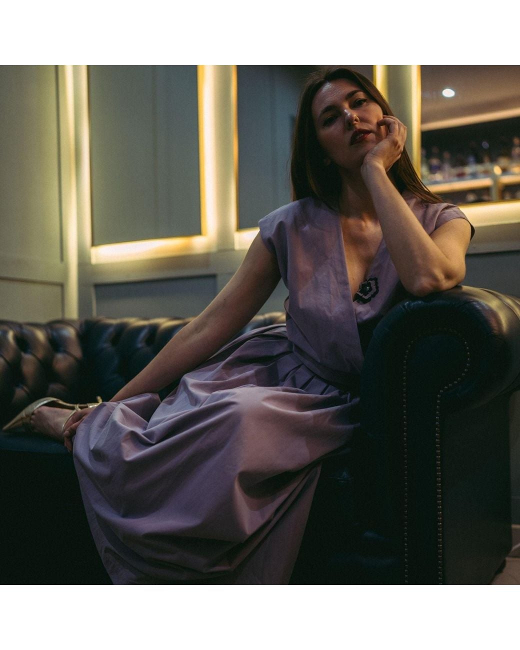 BEIRA Purple Mari Lilac Tailored Top & Waistcoat