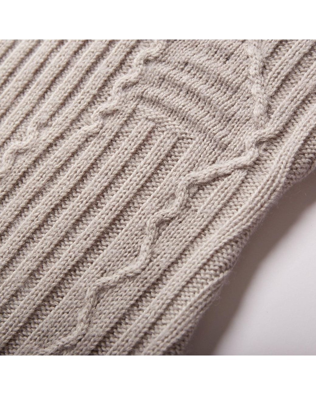 Fully Fashioning Gray Fae Cable Wool Knit Sweater Dress