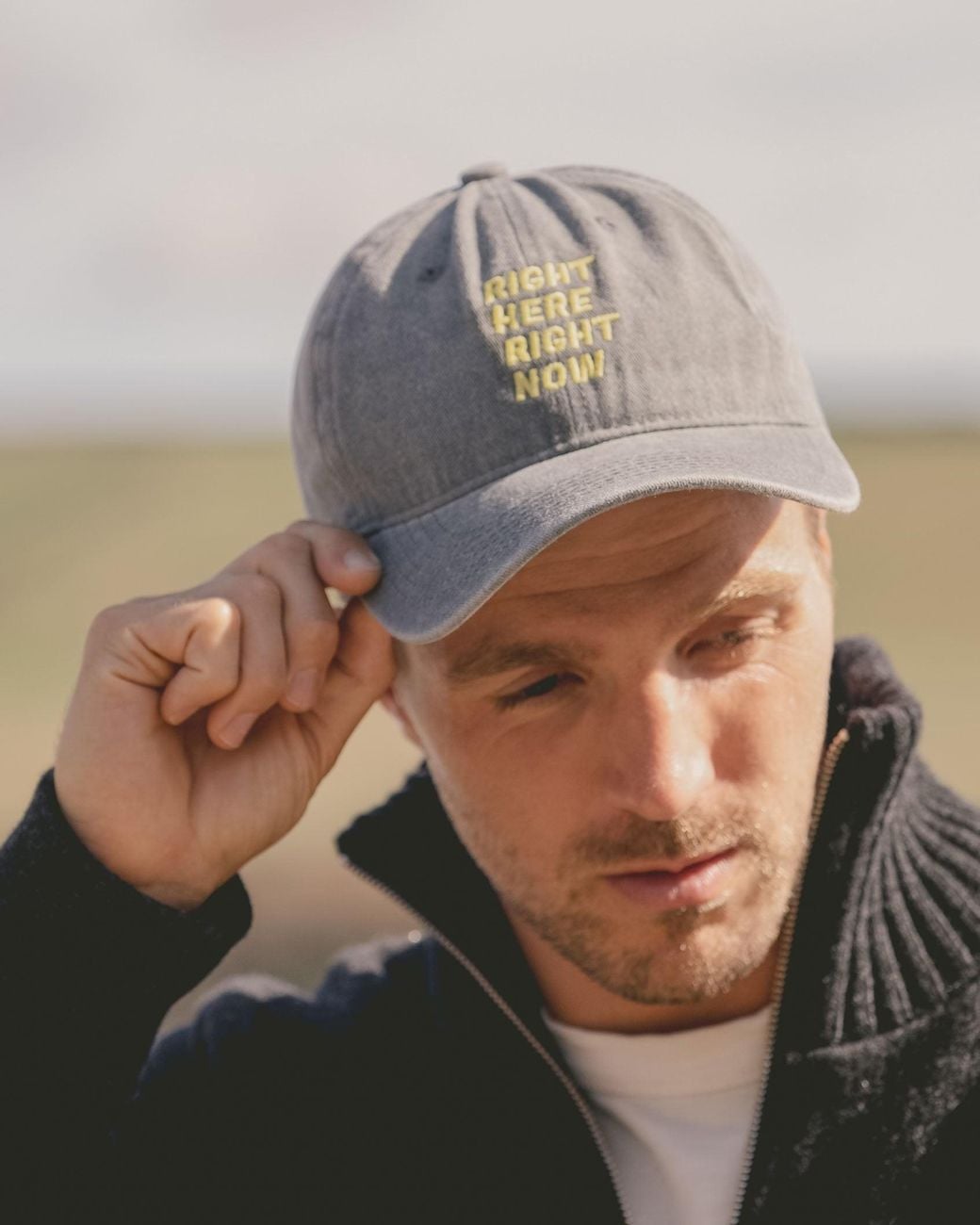 ALOFT Gray Right Here Right Now Cap for men