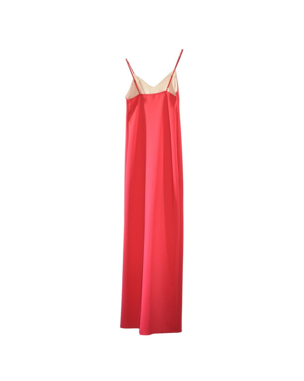 Laura Daili Red Neutrals Scarlet Elegance Maxi Dress