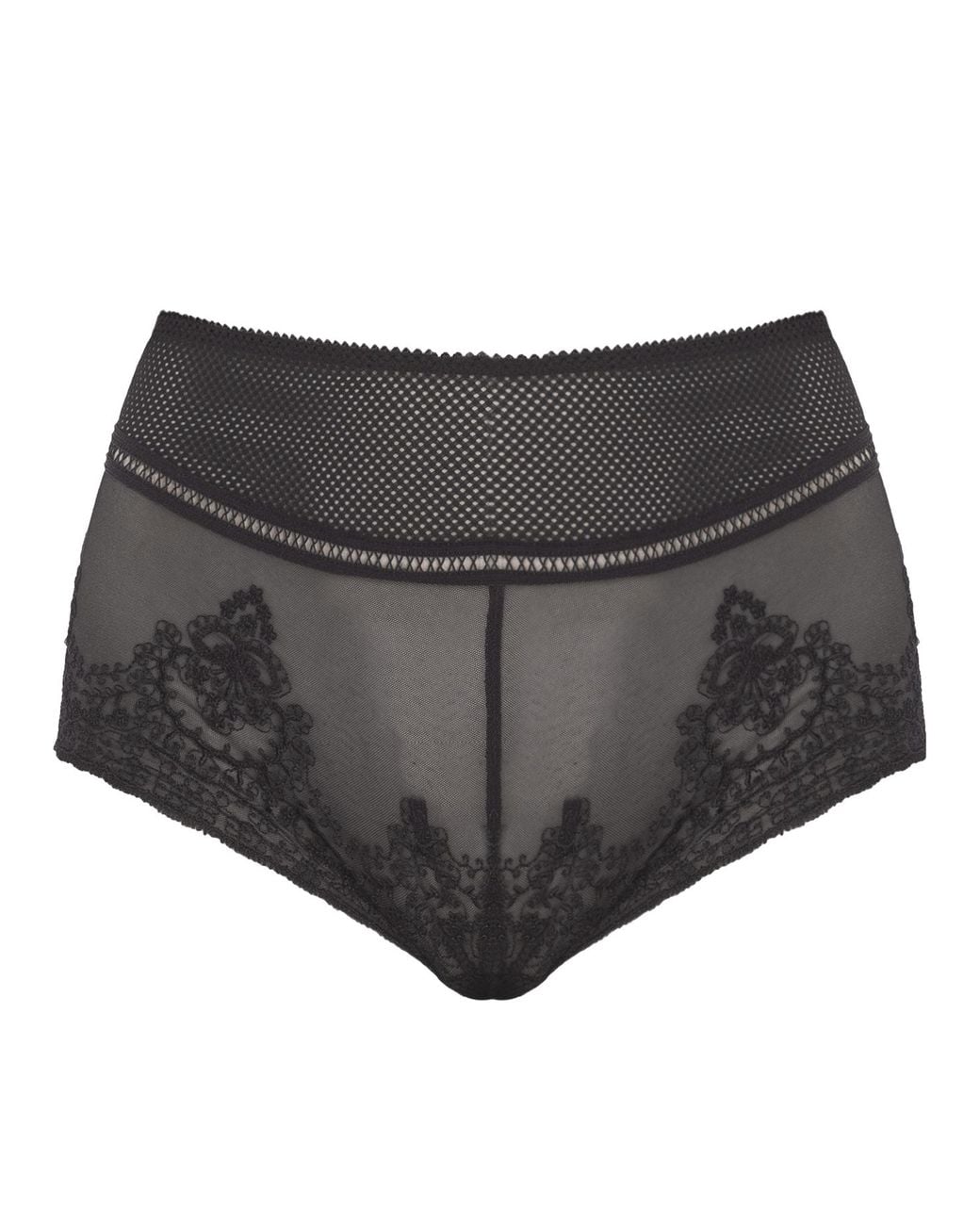 BonBon Lingerie Black Mara High Waisted Panty