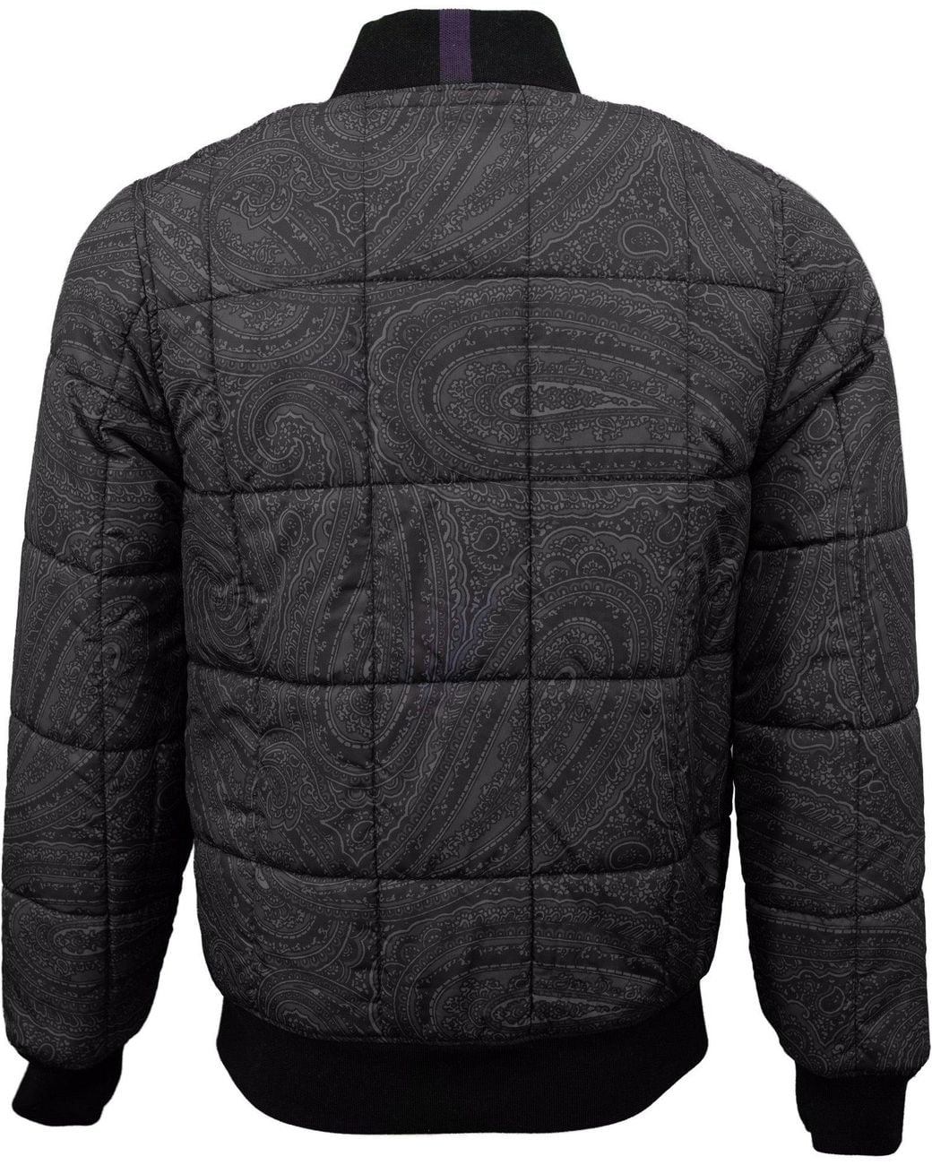 Lords of Harlech Gray Jenkin Reversible Blouson Jacket for men