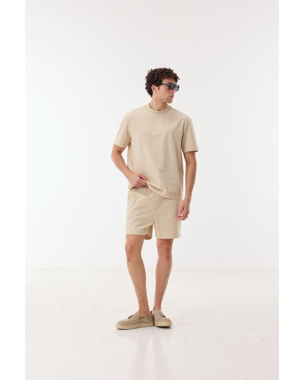 Ashita Fernandes Natural Neutrals Alaric T Shirt for men