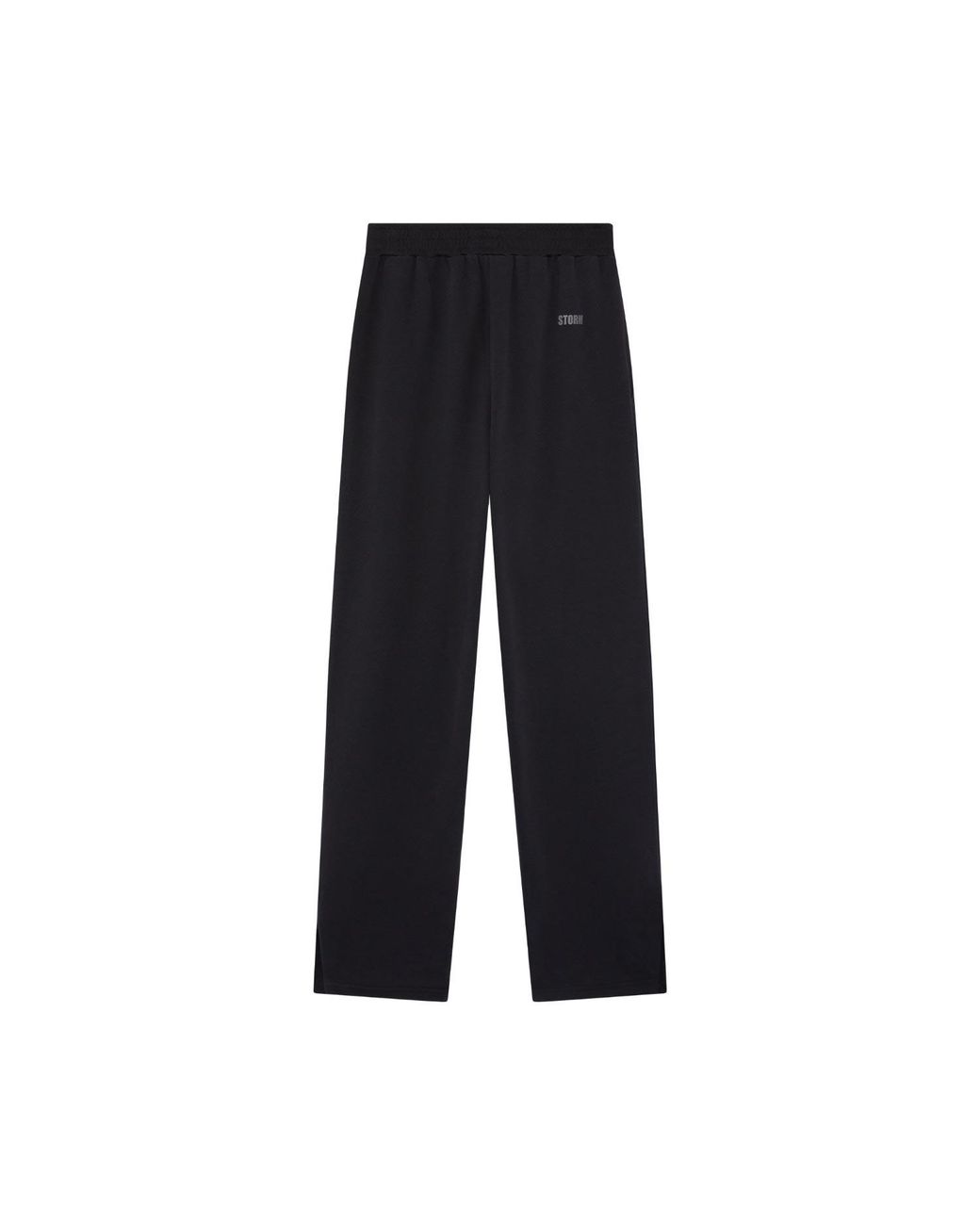 Storm Black Essential Side Slit Sweatpants Midnight for men