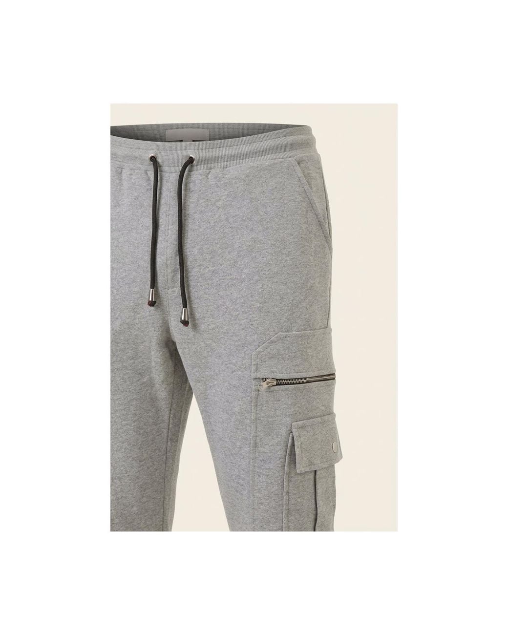 Ron Tomson Gray Destination Jogger Pants for men