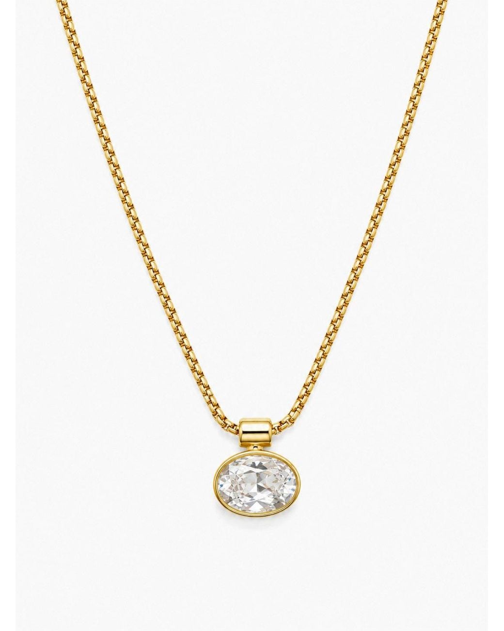 Ballinger Jewellery Metallic The Heirloom East-West Bezel Necklace