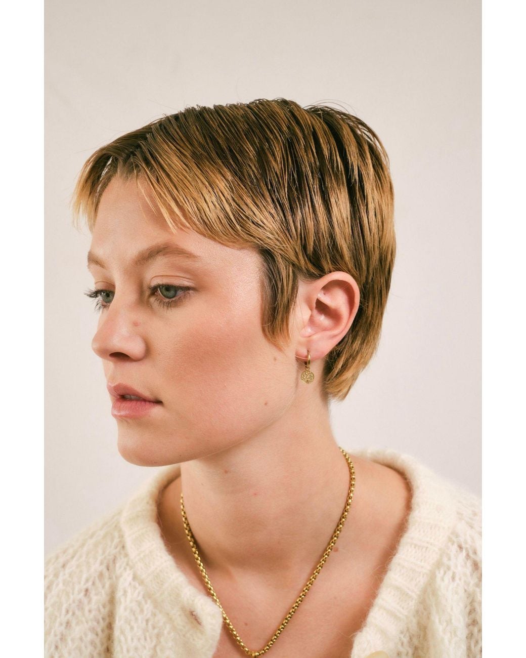 Isolated Jewellery Metallic Roma Earrings