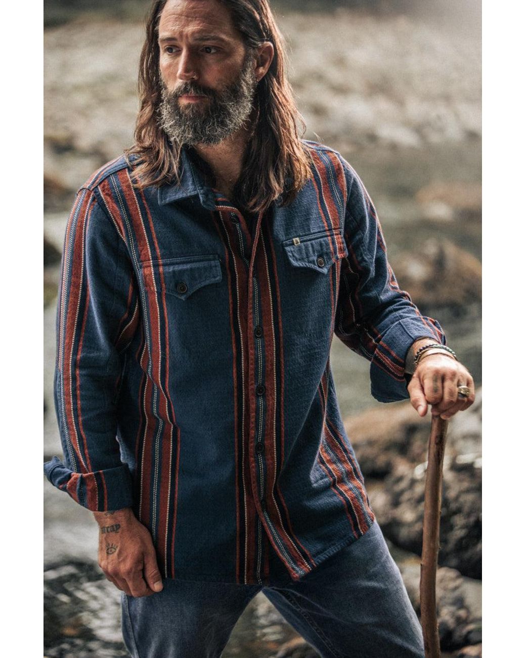 &SONS Trading Co Blue Koda Shirt for men