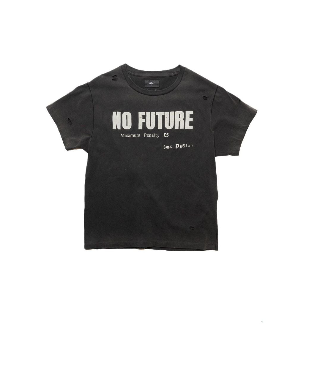 Other Uk Black Sex Pistols No Future Vintage T-Shirt for men