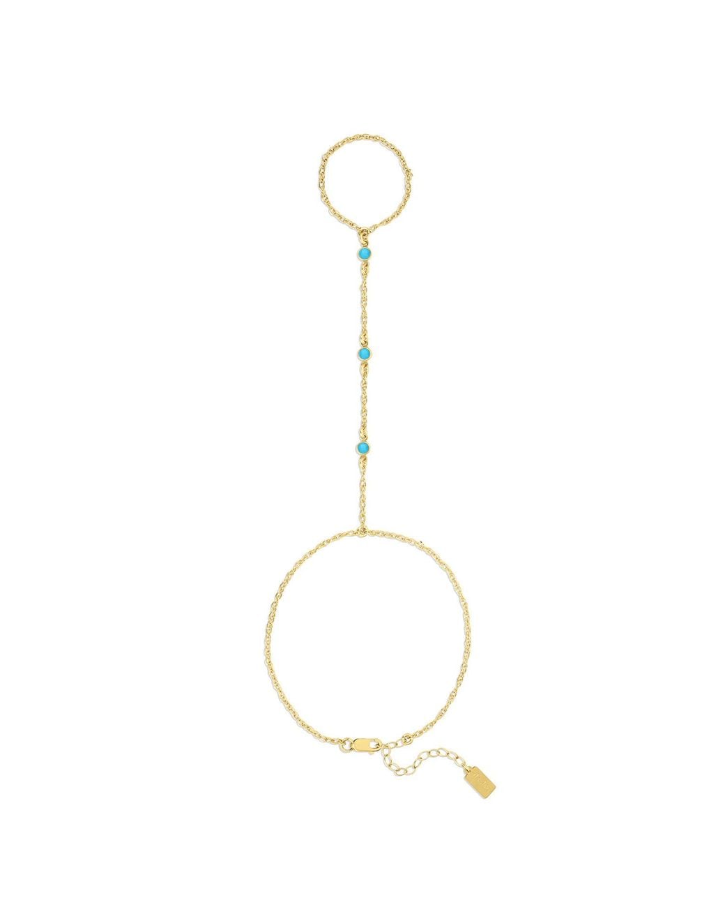 SET & STONES Metallic Cyrus Hand Chain